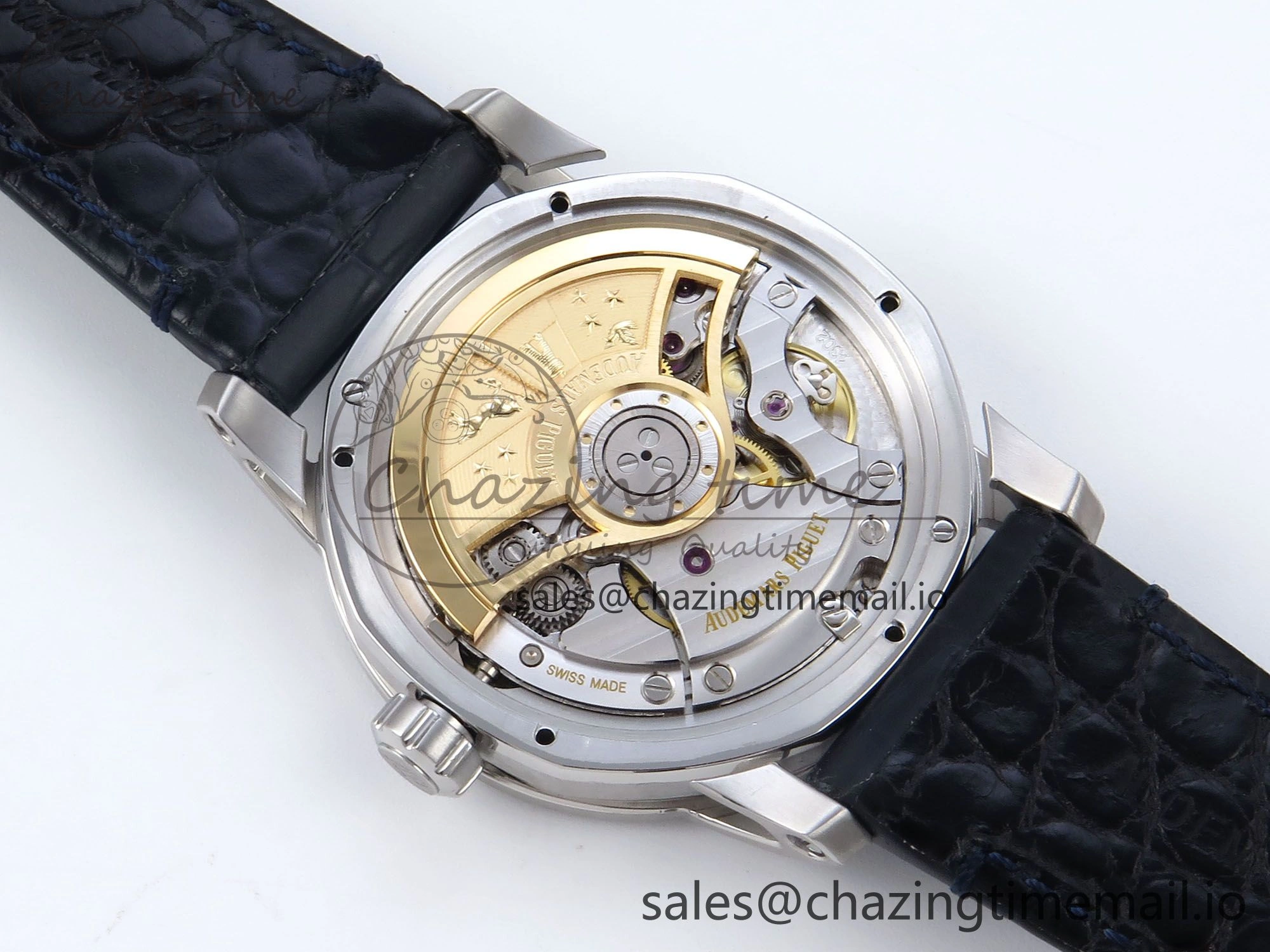 Code 11.59 SS 15210 APSF 1:1 Best Edition Blue Dial on Blue Leather Strap SA4302 Super Clone