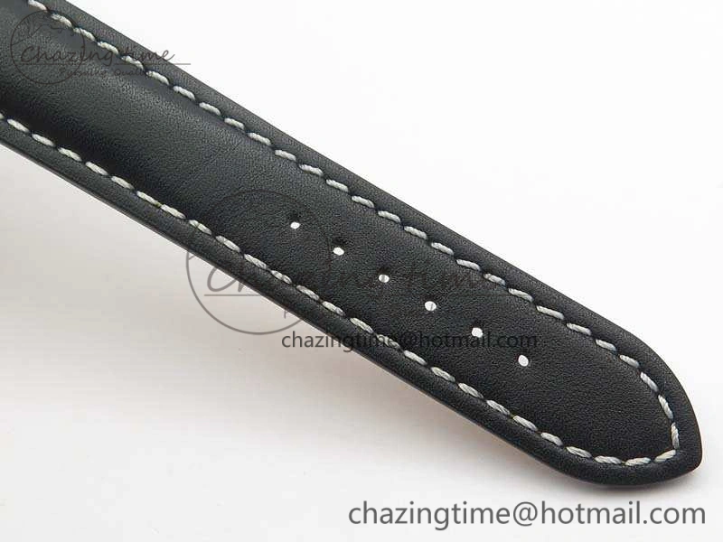 Colt Automatic 41mm SS Black Textured Dial On Black Leather Strap A2824