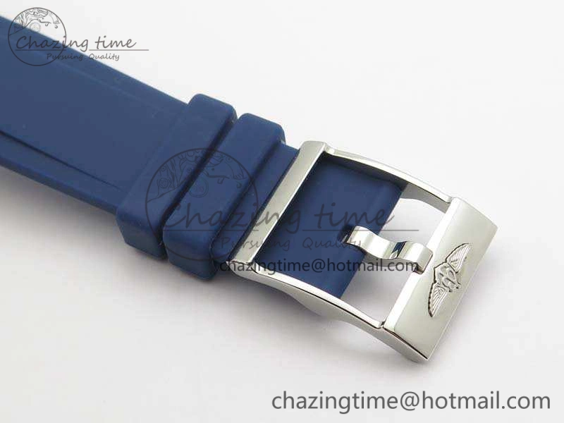 Colt Automatic 41mm SS Blue Textured Dial On Rubber Strap A2824