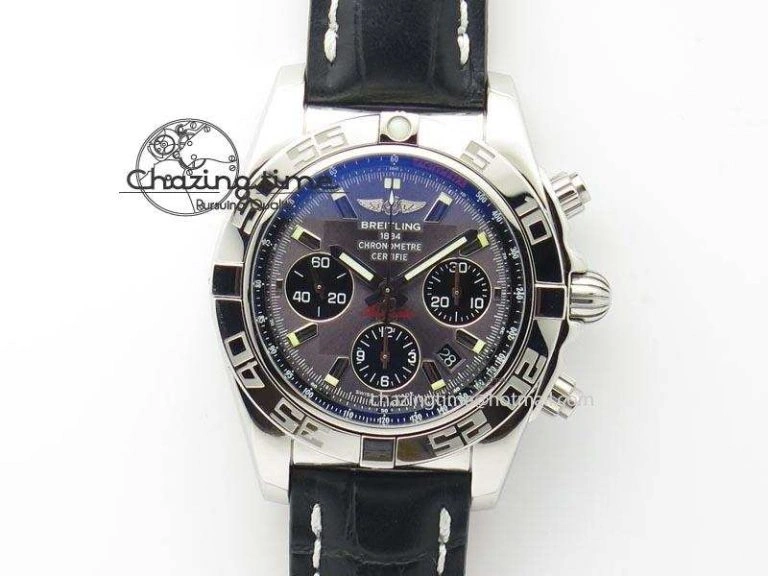 Colt Automatic 41mm SS Blue Textured Dial On Rubber Strap A2824