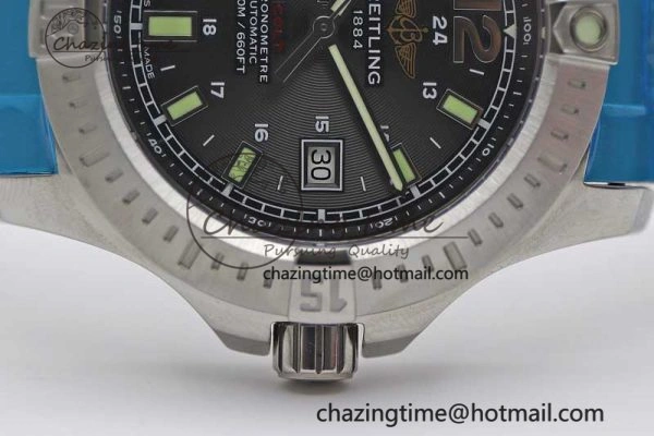 Colt Automatic 44mm SS TF 1:1 Best Edition Black Textured Dial on SS Bracelet A2824