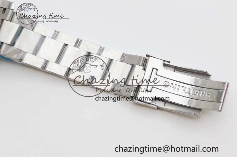 Colt Automatic 44mm SS TF 1:1 Best Edition Blue Textured Dial on SS Bracelet A2824