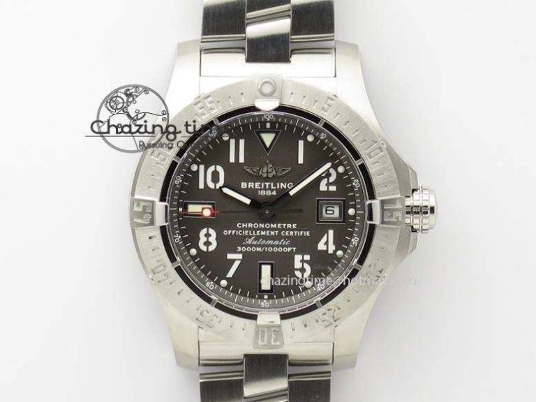Colt Automatic 44mm SS TF 1:1 Best Edition Blue Textured Dial on SS Bracelet A2824