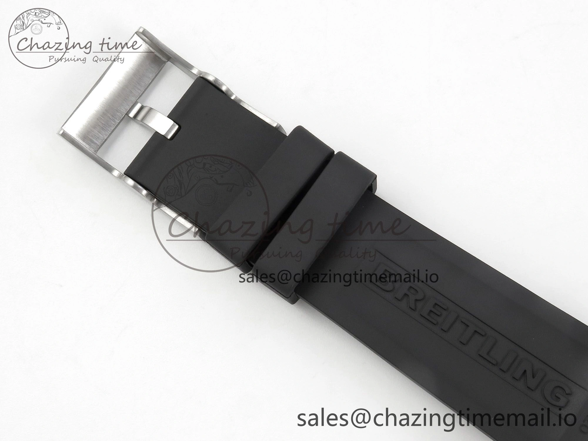 Colt Automatic 44mm TF 1:1 Best Edition Black Dial on Black Rubber Strap A2824 V2