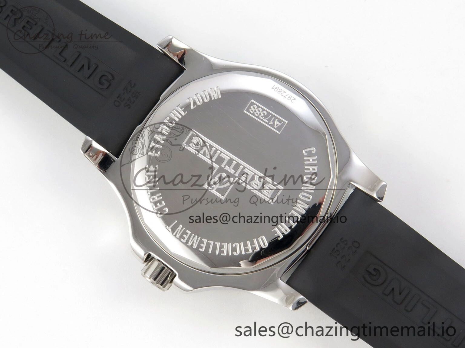 Colt Automatic 44mm TF 1:1 Best Edition Black Dial on Black Rubber Strap A2824 V2