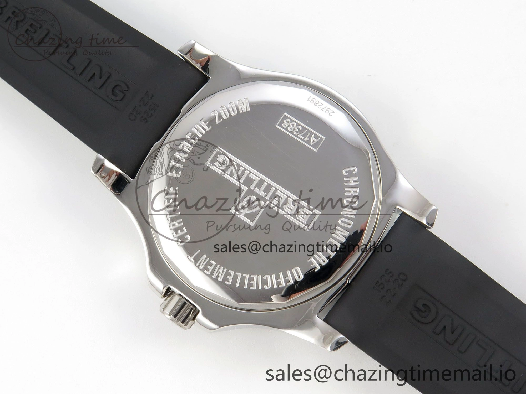 Colt Automatic 44mm TF 1:1 Best Edition Black Dial on Black Rubber Strap A2824 V2