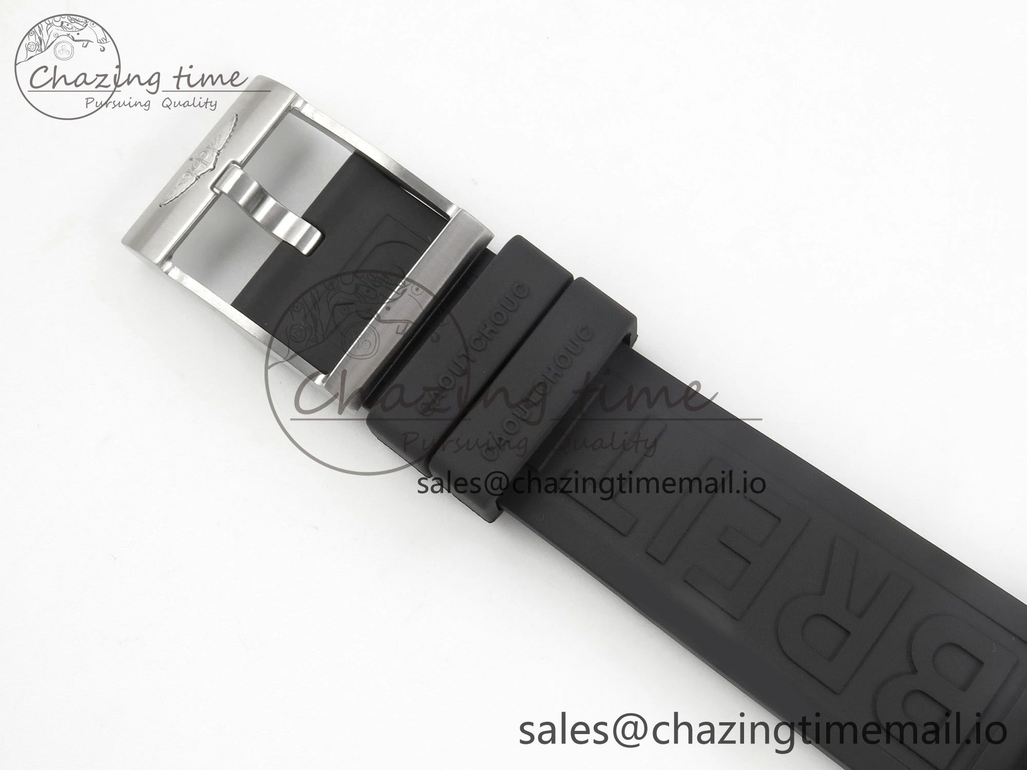 Colt Automatic 44mm TF 1:1 Best Edition Black Dial on Black Rubber Strap A2824 V2