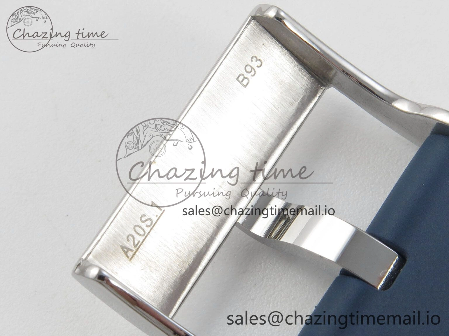 Colt Automatic 44mm TF 1:1 Best Edition Blue Dial on Blue Rubber Strap A2824 V2