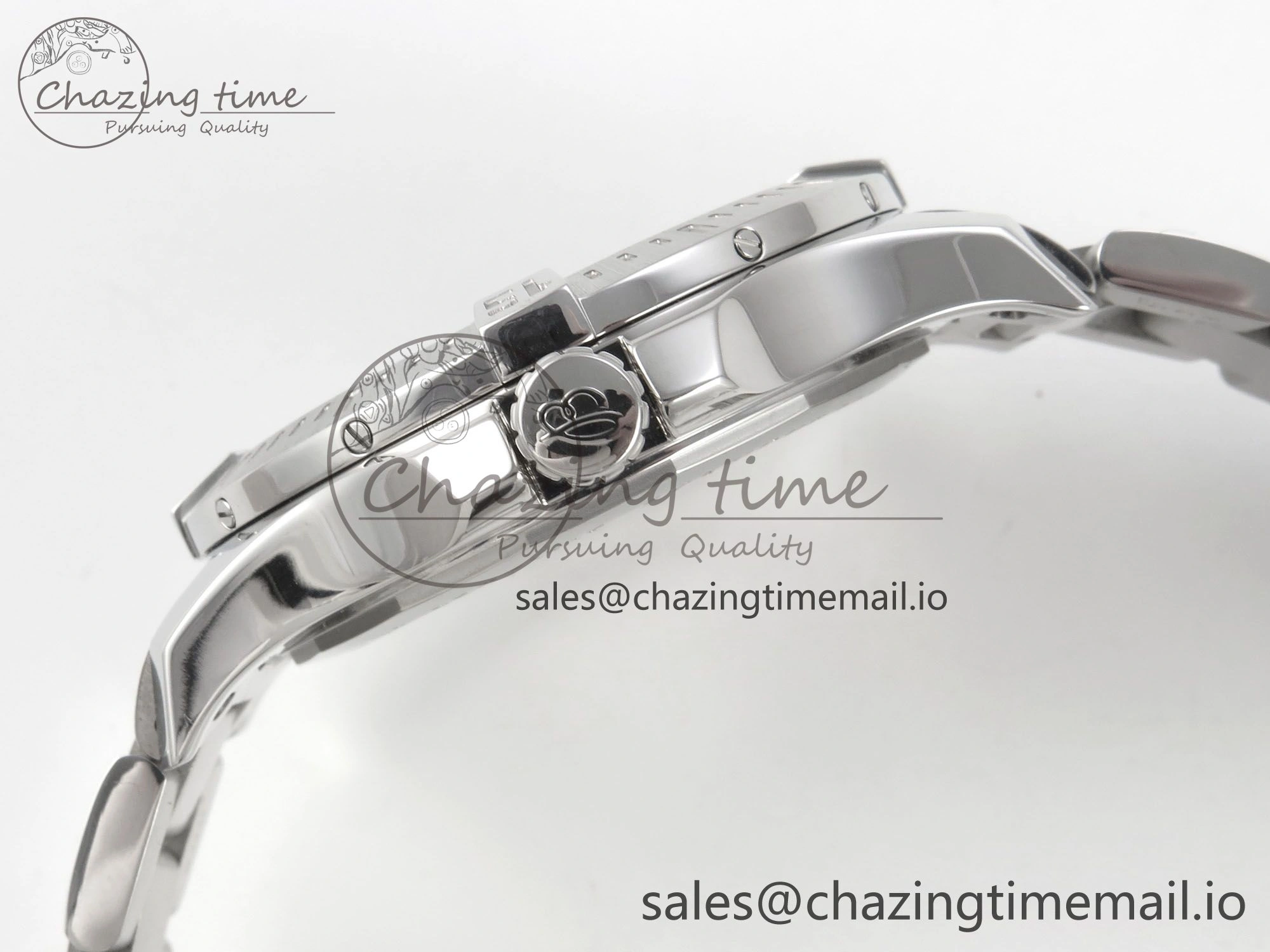 Colt Automatic 44mm TF1:1 Best Edition Gray Dial on SS Bracelet A2824 V2