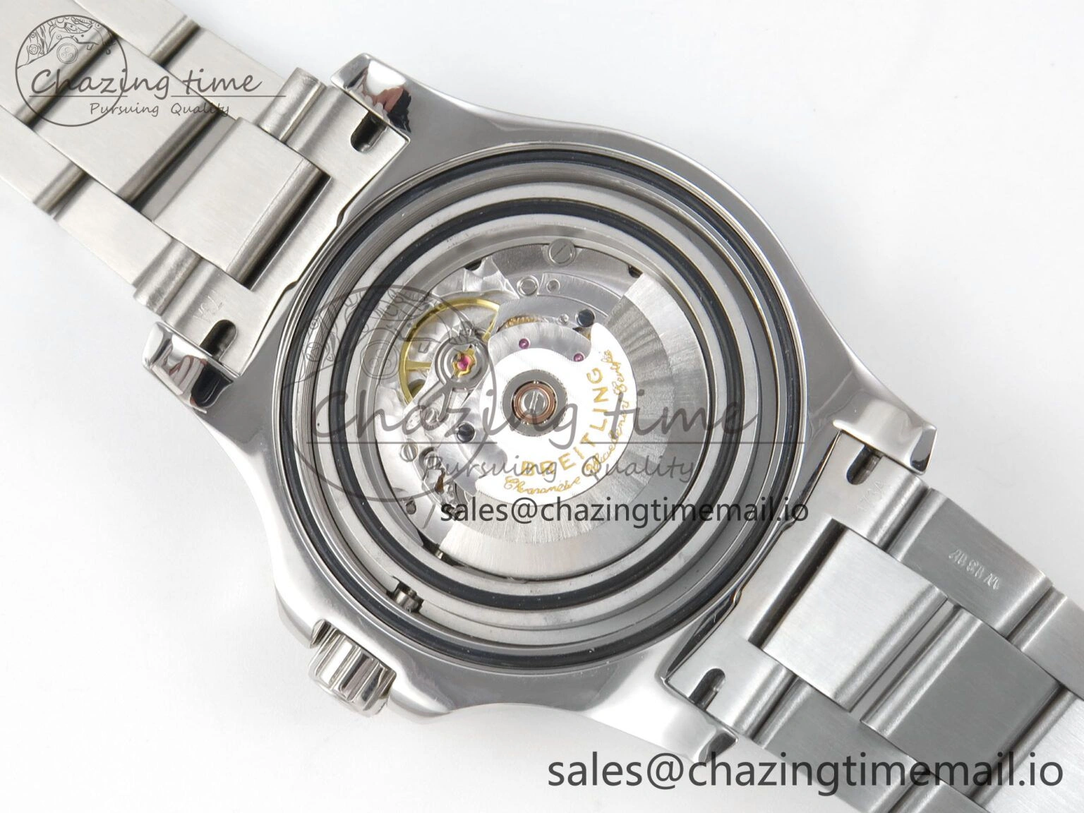 Colt Automatic 44mm TF1:1 Best Edition Gray Dial on SS Bracelet A2824 V2