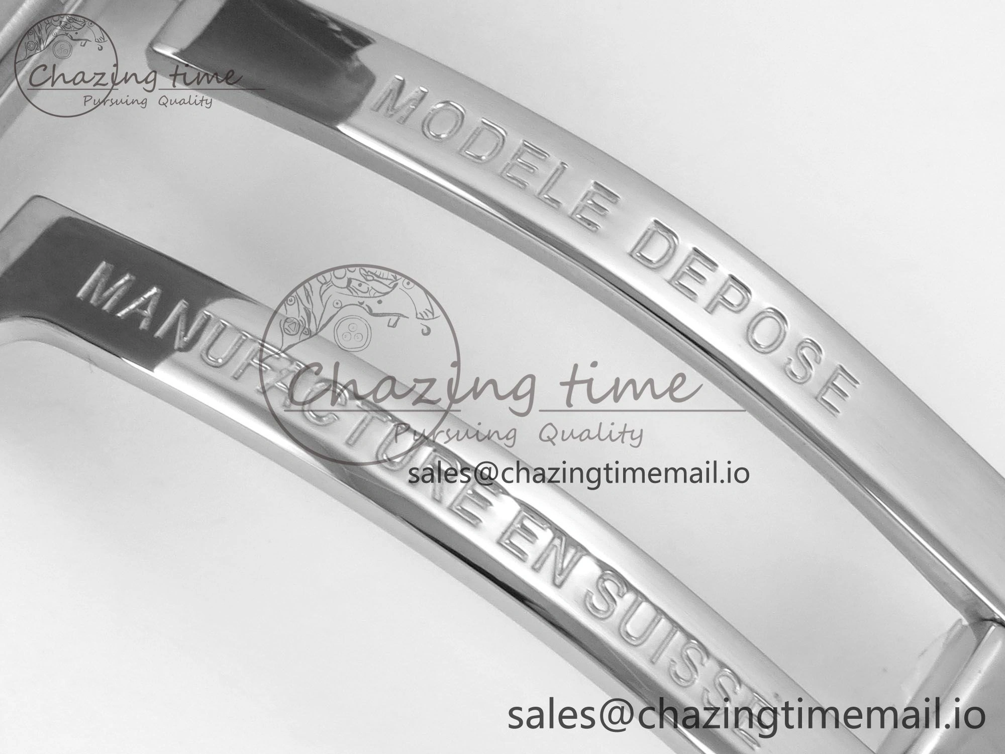 Colt Automatic 44mm TF1:1 Best Edition Gray Dial on SS Bracelet A2824 V2