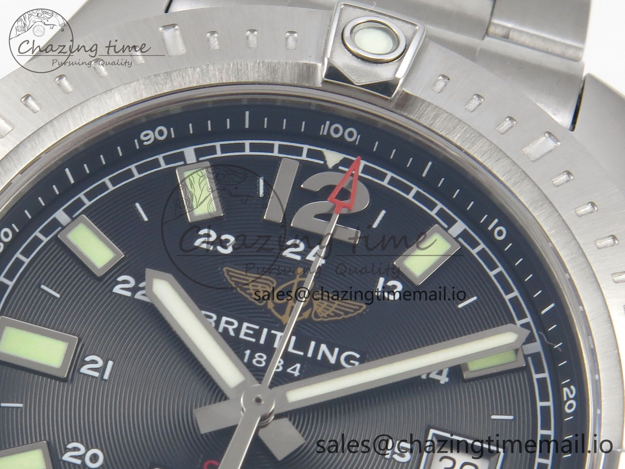 Colt Automatic 44mm TF1:1 Best Edition Gray Dial on SS Bracelet A2824 V2