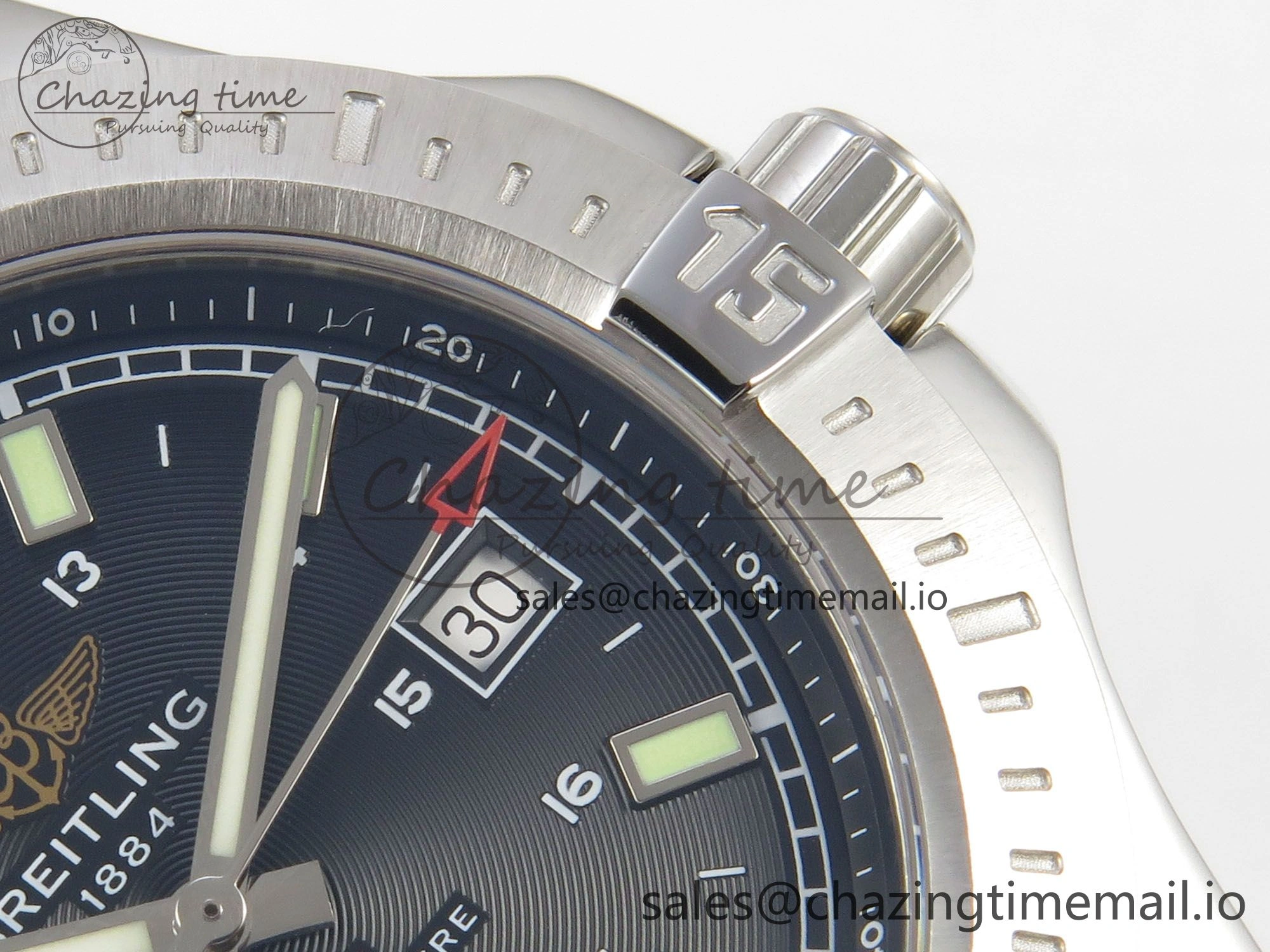 Colt Automatic 44mm TF1:1 Best Edition Gray Dial on SS Bracelet A2824 V2