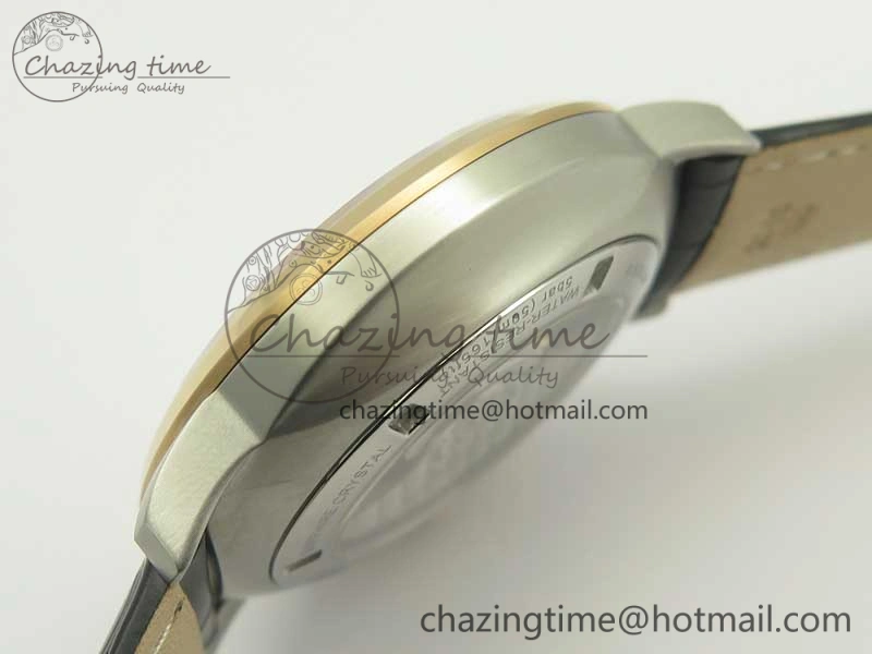 Commander Big Date RG OXF White Dial on Black Leather Strap A2824