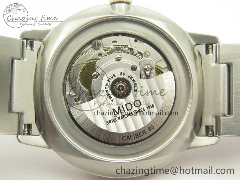 Commander Big Date SS RG OXF White Dial on SS RG Bracelet A2824