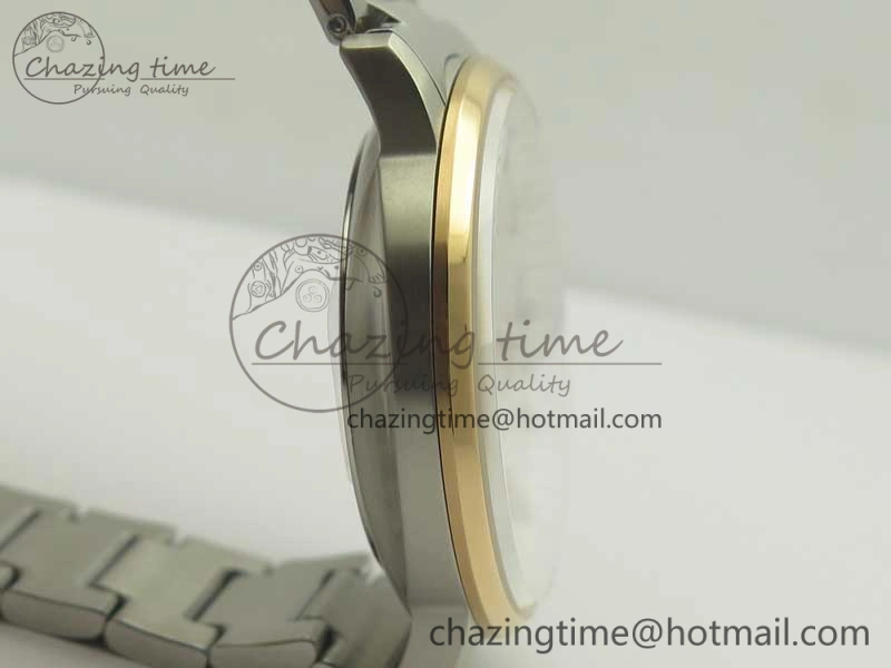 Commander Big Date SS RG OXF White Dial on SS RG Bracelet A2824