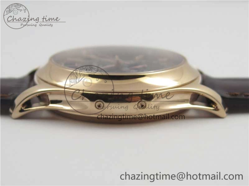 Complications 5205R RG GRF Best Edition Black Dial on Brown Leather Strap A324