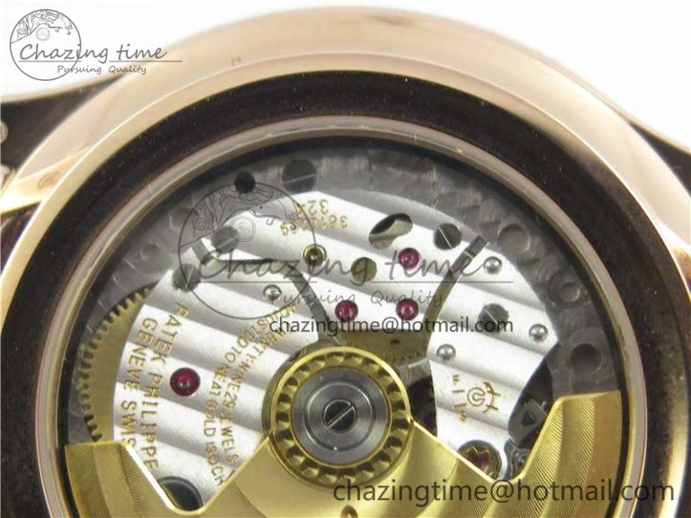 Complications 5205R RG GRF Best Edition Black Dial on Brown Leather Strap A324