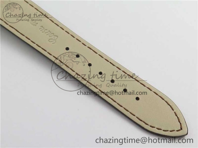 Complications 5205R RG GRF Best Edition White Dial on Brown Leather Strap A324