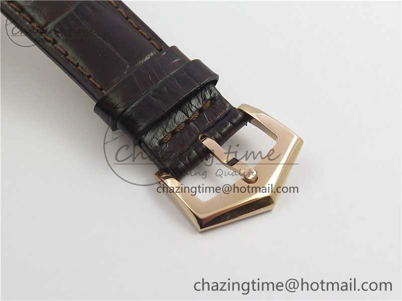 Complications 5205R RG GRF Best Edition White Dial on Brown Leather Strap A324