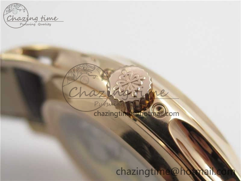 Complications 5205R RG GRF Best Edition White Dial on Brown Leather Strap A324