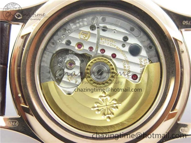 Complications 5205R RG GRF Best Edition White Dial on Brown Leather Strap A324