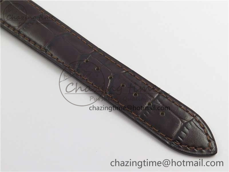 Complications 5205R RG GRF Best Edition White Dial on Brown Leather Strap A324