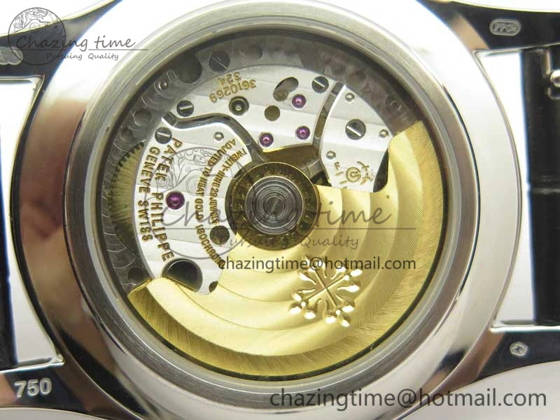Complications Series Moonphase SS KMF Blue Dial On Black Leather Strap Cal.324