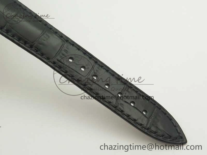 Complications Series Moonphase SS KMF Blue Dial On Black Leather Strap Cal.324