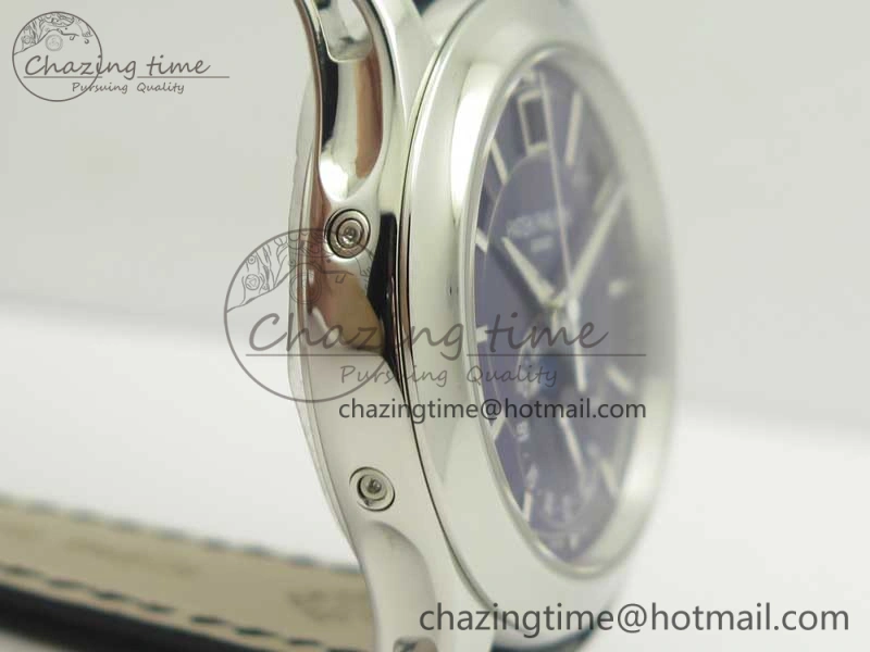 Complications Series Moonphase SS KMF Blue Dial On Black Leather Strap Cal.324