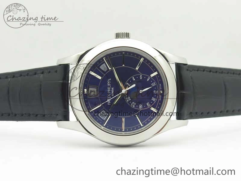 Complications Series Moonphase SS KMF Blue Dial On Black Leather Strap Cal.324
