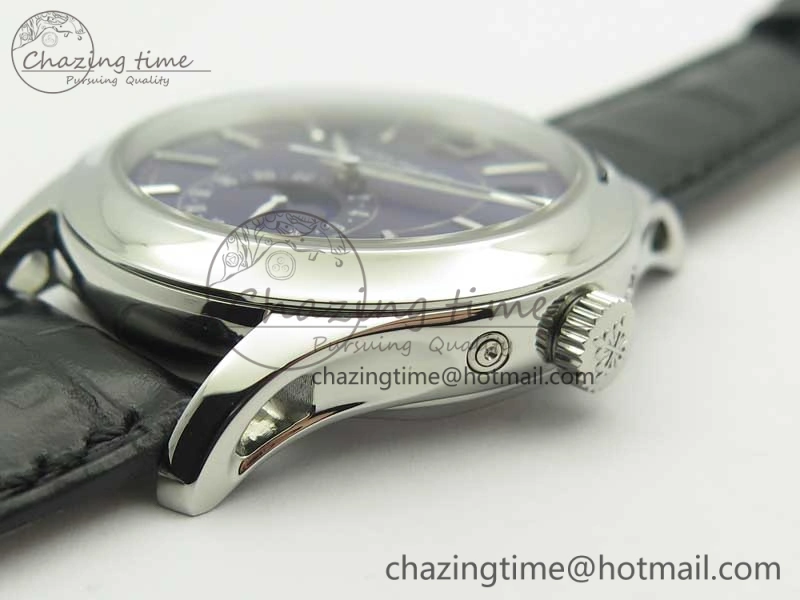 Complications Series Moonphase SS KMF Blue Dial On Black Leather Strap Cal.324
