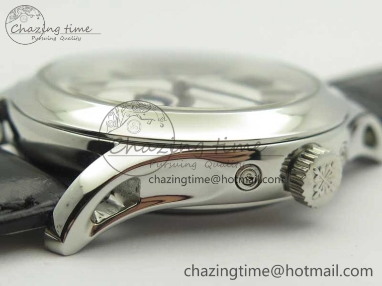 Complications Series Moonphase SS KMF White Dial On Black Leather Strap Cal.324