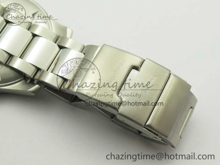 Conquest L3.840.4.56.6 Real Ceramic Bezel SS ZF 1:1 Best Edition Black dial On SS Bracelet A2824