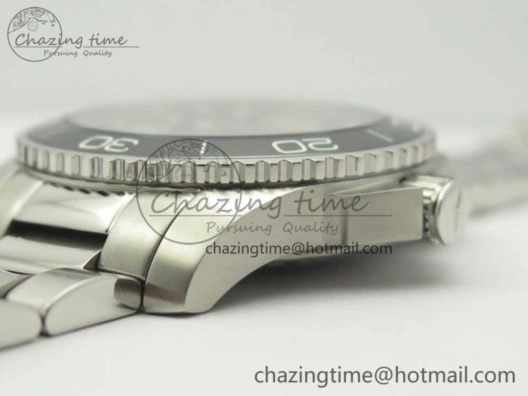 Conquest L3.840.4.56.6 Real Ceramic Bezel SS ZF 1:1 Best Edition Black dial On SS Bracelet A2824