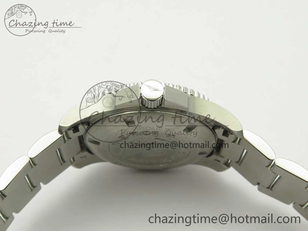 Conquest L3.840.4.56.6 Real Ceramic Bezel SS ZF 1:1 Best Edition Blue dial On SS Bracelet A2824