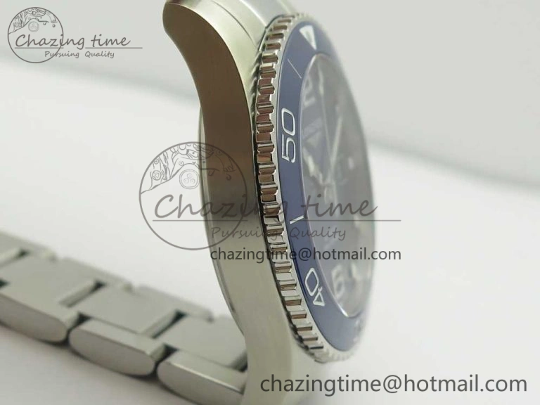 Conquest L3.840.4.56.6 Real Ceramic Bezel SS ZF 1:1 Best Edition Blue dial On SS Bracelet A2824