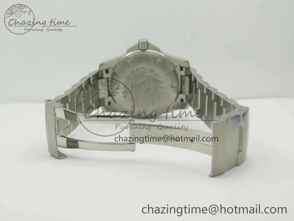 Conquest L3.840.4.56.6 Real Ceramic Bezel SS ZF 1:1 Best Edition Blue dial On SS Bracelet A2824