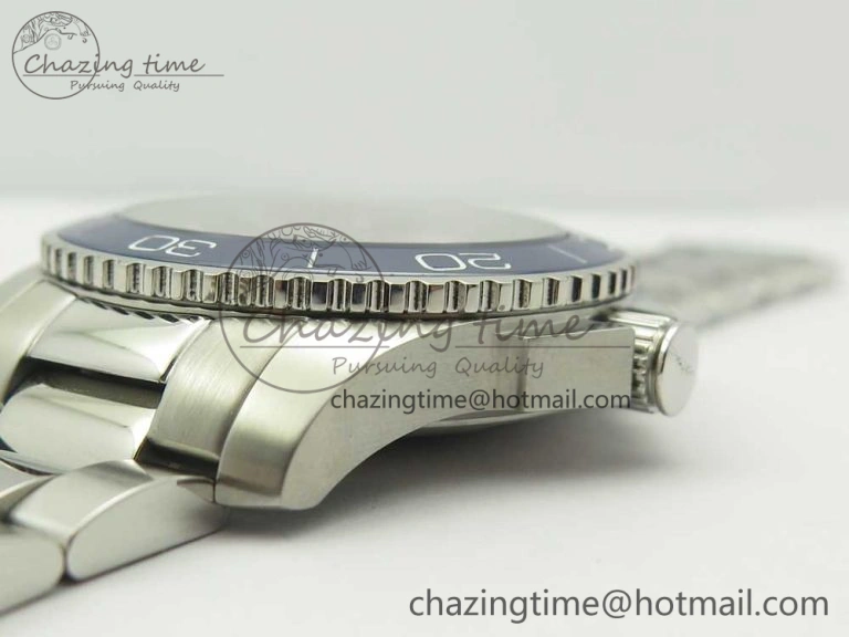 Conquest L3.840.4.56.6 Real Ceramic Bezel SS ZF 1:1 Best Edition Blue dial On SS Bracelet A2824