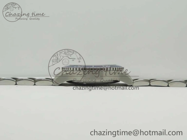 Conquest L3.840.4.56.6 Real Ceramic Bezel SS ZF 1:1 Best Edition Blue dial On SS Bracelet A2824