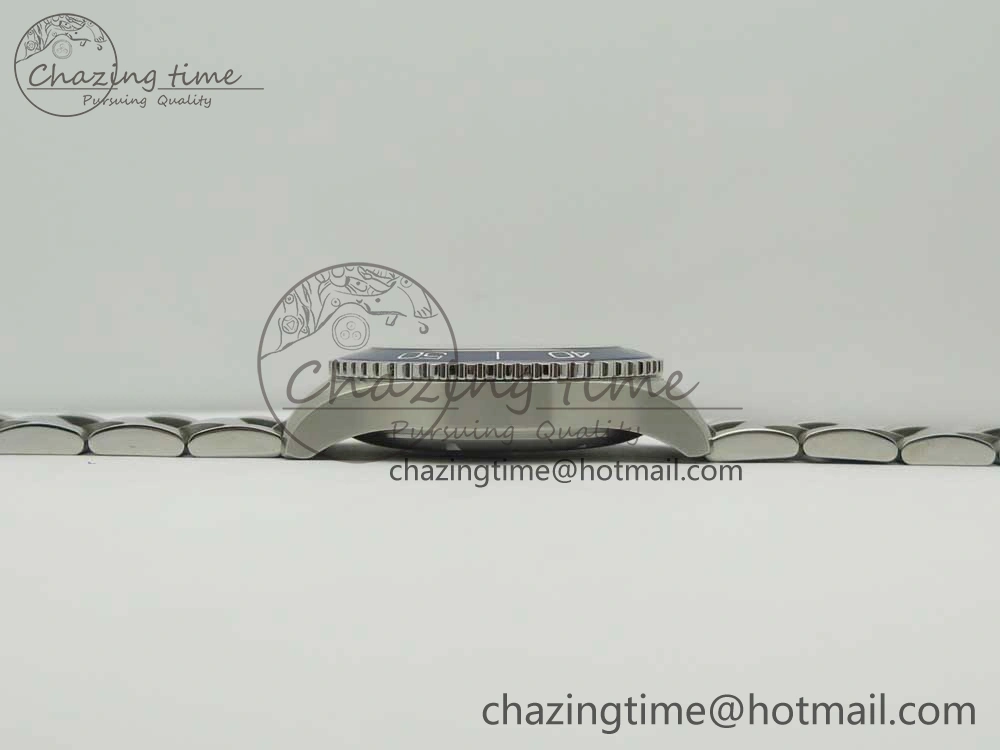 Conquest L3.840.4.56.6 Real Ceramic Bezel SS ZF 1:1 Best Edition Blue dial On SS Bracelet A2824