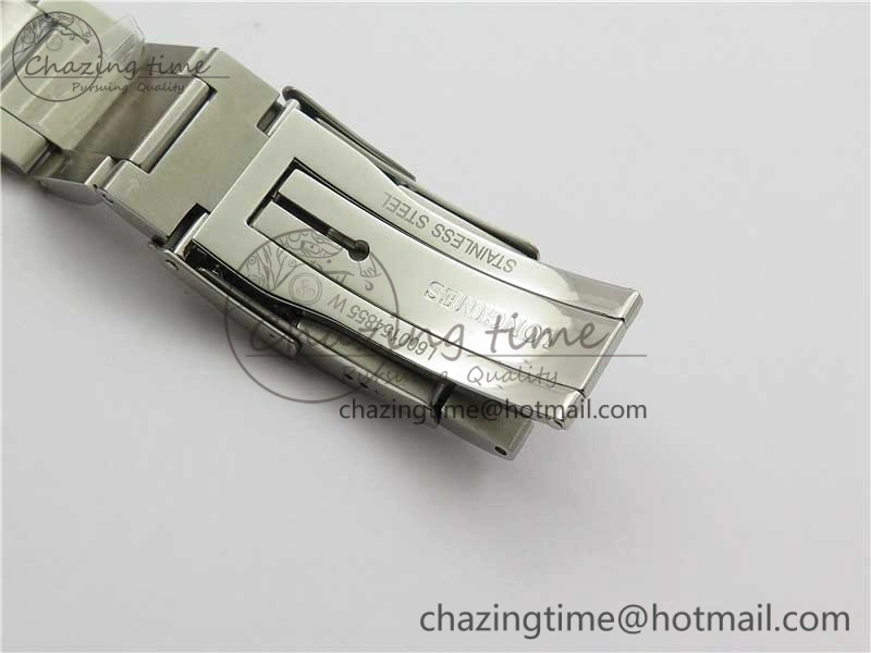Conquest L3.840.4.56.6 Real Ceramic Bezel SS ZF 1:1 Best Edition Green dial On SS Bracelet A2824