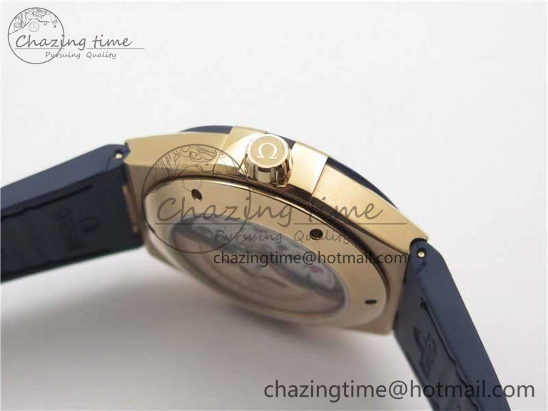 Constellation 131.33.41.21.03.001 RG TW Best Edition Blue Dial On Gummy Strap A8500