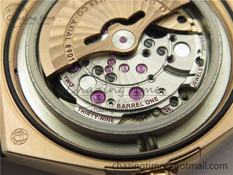 Constellation 131.33.41.21.03.001 RG TW Best Edition Blue Dial On Gummy Strap A8500