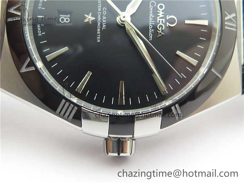 Constellation 131.33.41.21.03.001 SS TW Best Edition Black Dial On Gummy Strap A8500