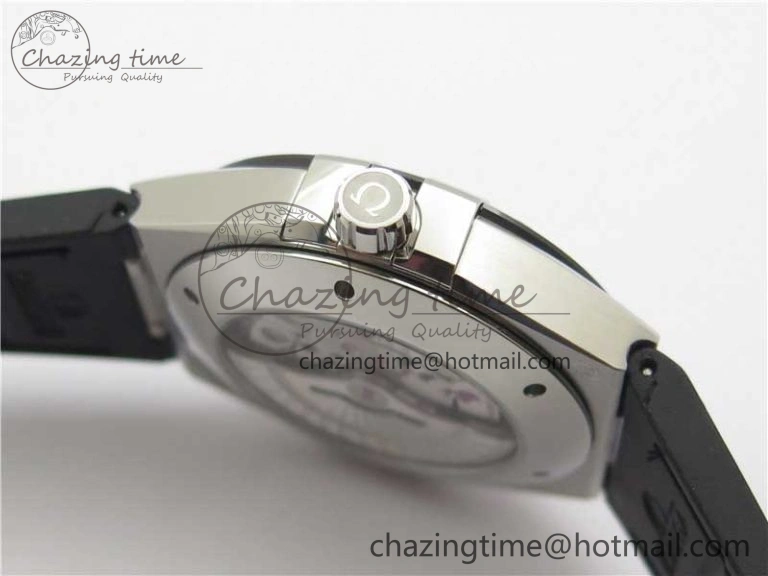 Constellation 131.33.41.21.03.001 SS TW Best Edition Black Dial On Gummy Strap A8500