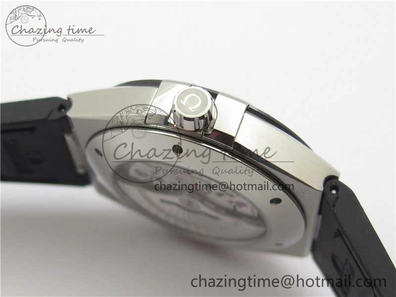 Constellation 131.33.41.21.03.001 SS TW Best Edition Black Dial On Gummy Strap A8500