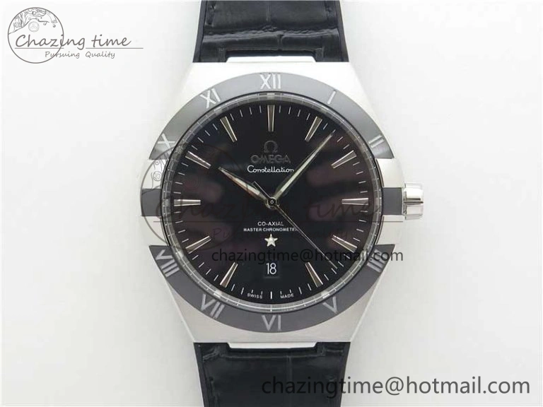 Constellation 131.33.41.21.03.001 SS TW Best Edition Black Dial On Gummy Strap A8500