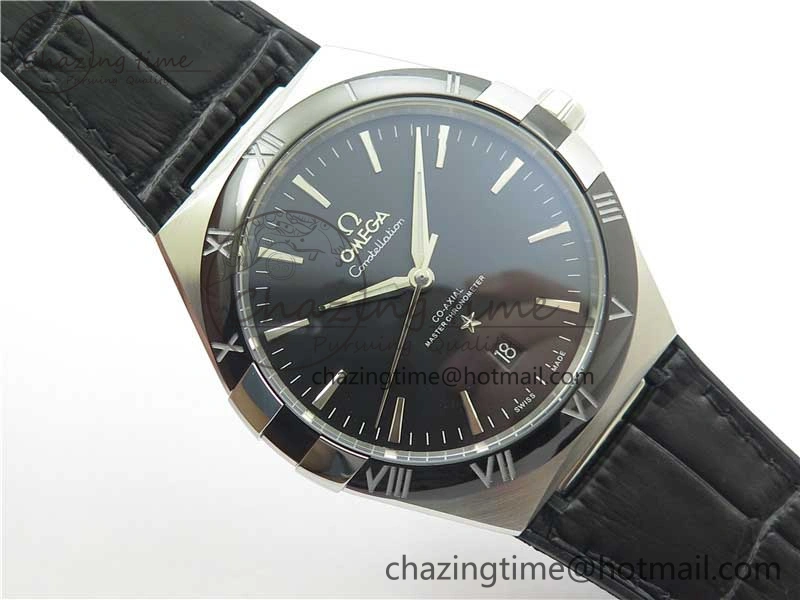 Constellation 131.33.41.21.03.001 SS TW Best Edition Black Dial On Gummy Strap A8500
