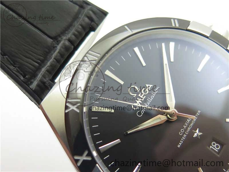 Constellation 131.33.41.21.03.001 SS TW Best Edition Black Dial On Gummy Strap A8500
